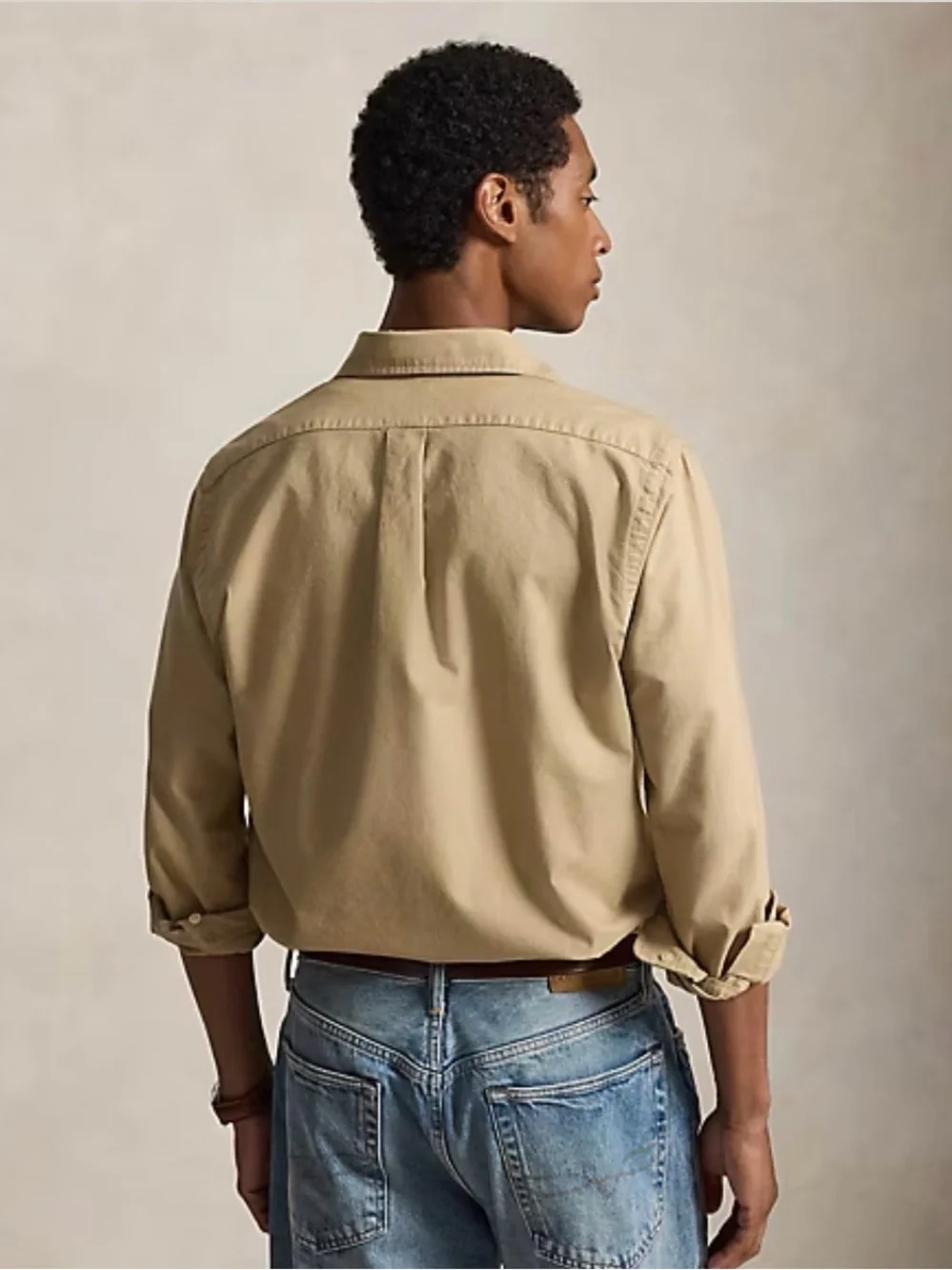 Classic Fit Garment-Dyed Oxford Shirt